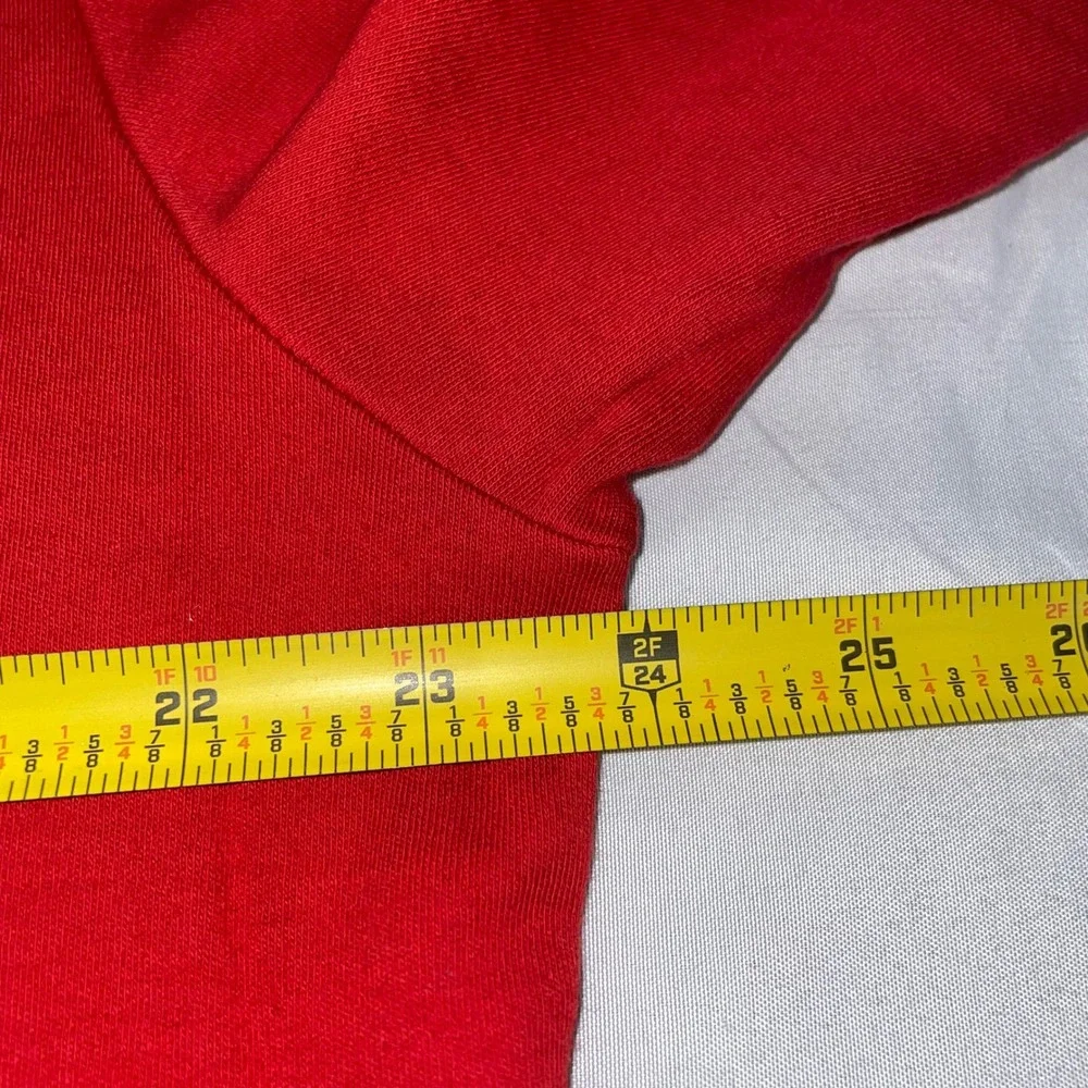 Polo Ralph Lauren Mens Red Long Sleeve Polo Shirt Green Pony Logo Size L